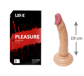 Pleasure 19 cm Gerçekçi Dildo